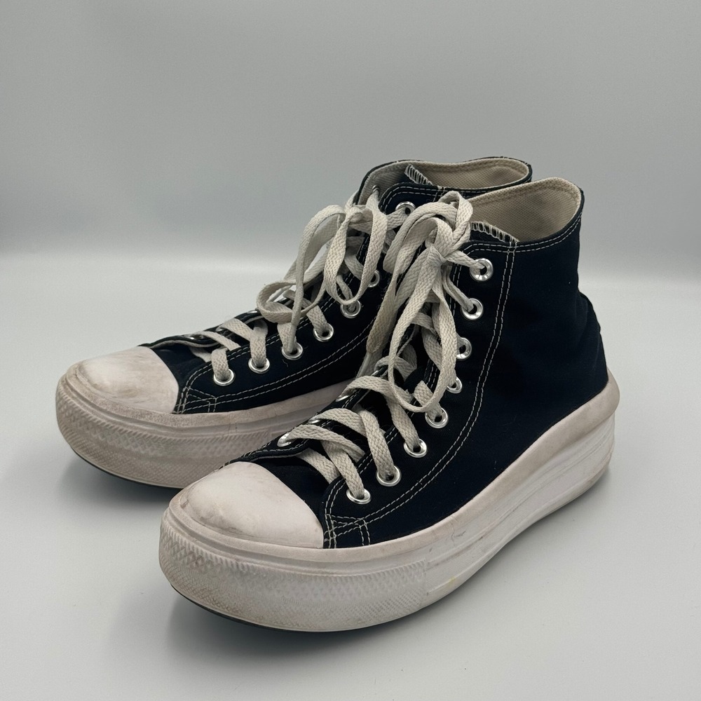 Converse Black Chuck Taylor All Star Platform High Top Sneakers Size 9 NO BOX